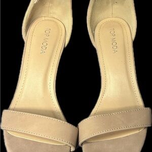 TOP Moda Women's Beige Heels